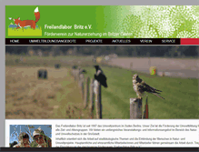 Tablet Screenshot of freilandlabor-britz.de